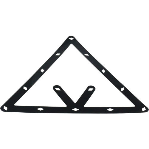 Pool Table Marker Dots With Easy To Use Magic Ball Rack, Triangle Billiards Ball Rack Reduces Damage To Table Cloth, Durable Use Ultra-thin Material 2