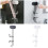 Simple Designs Wall Mounted Hair Tool Rack Storage Holder-Black 5