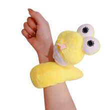 Slap-Armband mit Schlangen-Motiv für lustige-Gelb