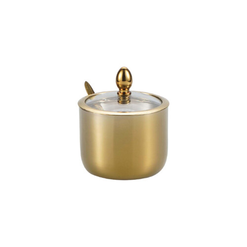 Gewürzglas aus Edelstahl 304,-Einzelnes Gewürzglas in Gold