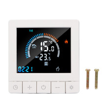 Hochpräziser, programmierbarer Smart-Thermostat mit Sprachsteuerung per App, LCD-Display, Fernbedienung und vielfältigen Anzeigefunktionen –