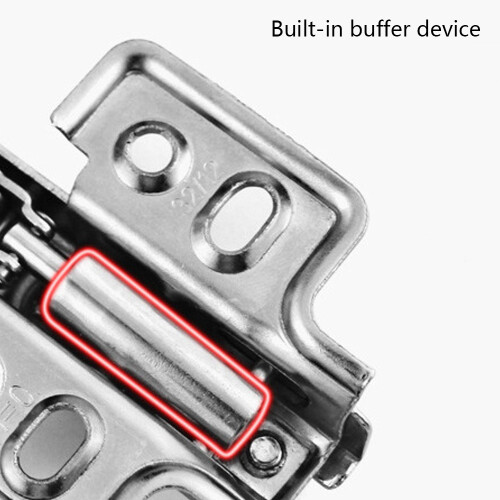 105 Degree Concealed Hinges, Heavy-Duty Concealed Hinges with Slow Close Cabinet Hinges Function for Frameless Cabinets 2