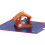 User Friendly 3D Popup Holiday Greeting Card Decoration for 1