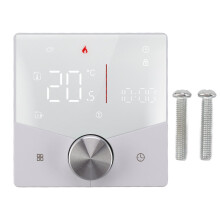 Intelligenter Touchscreen-Thermostat, programmierbarer Temperaturregler mit Sprachsteuerung, präziser Temperaturregelung und LCD-Anzeige, geeignet