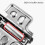 105 Degree Concealed Hinges, Heavy-Duty Concealed Hinges with Slow Close Cabinet Hinges Function for Frameless Cabinets 4