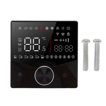 Intelligenter Thermostat mit Touchscreen, programmierbarer und präziser Temperaturregelung, LCD-Display und Sprachsteuerung. Energiesparend für