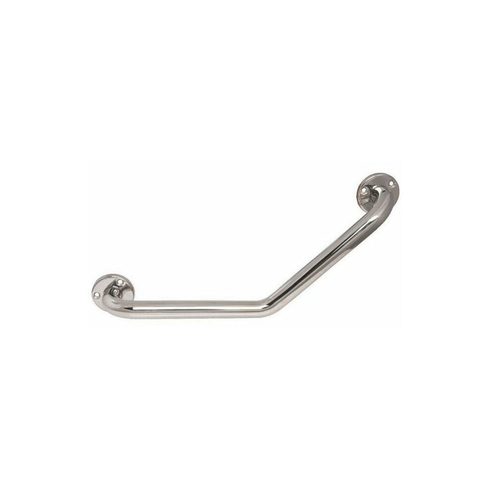 Bathroom Upgrade, ADA Compliant Grab Bar With Integrated Steel Brackets, Wall Mounted Support For Easy Installation
