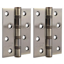 Bisagra de puerta de funcionamiento suave para puertas de madera. Rodamientos silenciosos y fluidos. Construcción robusta. Resistente a la