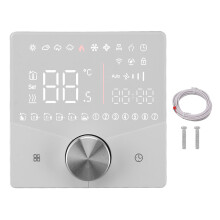 Intelligenter Thermostat mit Touchscreen-LCD-Display, programmierbarer Temperaturregelung, Fußbodenheizungsthermostat, Energiesparmodus,