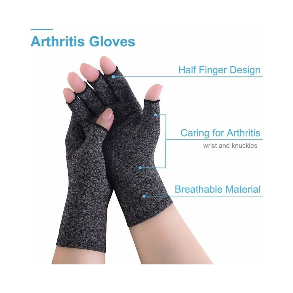 Compression Therapy Arthritis Gloves, Ergonomically Designed for Unmatched Hand Mobility, All Day Comfort Ensured with Moisture-Wicking Fabric, Ideal