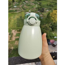 Leuke 3D-stickers op een waterfles, kawaii-design voor jouw eigenzinnige levensstijl, draagbare, geïsoleerde roestvrijstalen fles, ideaal voor je