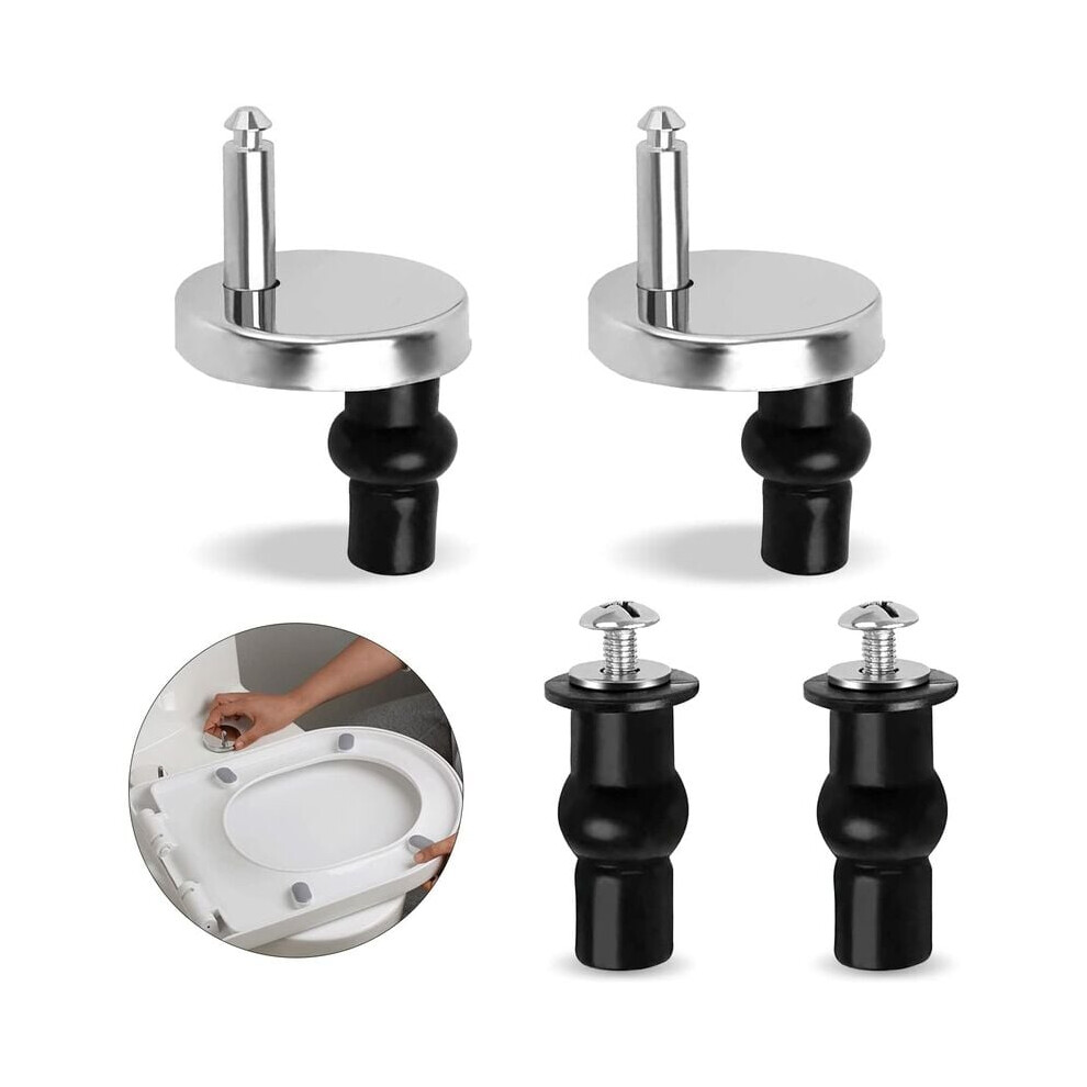 Quick Release Toilet Seat Replacement Kit, Rust-Proof Toilet Hinge, Sturdy Toilet Seat Hinge For Effortless Toilet Cover Maintenance, Easy To Use Toil 9454554572161
