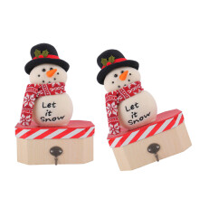 Decorative Santa/Snowman Figurine Candy Box Chocolate-snowman