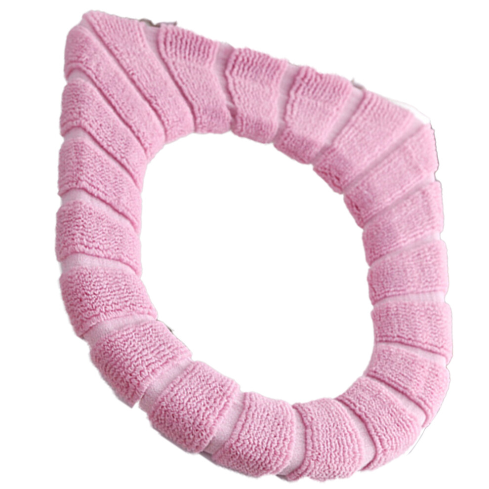 Skin-Friendly Knitted Fabric Toilet Seat Cover, Soft Stretchable Washable For Bathroom Toilet Area (5Pcs) 9135470008971