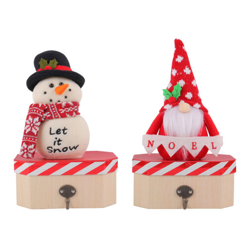 Decorative Santa/Snowman Figurine Candy Box Chocolate-snowman 2
