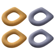 Alfombrilla para inodoro, funda cómoda y cálida para la temporada de invierno, funda universal que envuelve completamente el asiento del inodoro