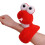 Slap-Armband aus PP-Baumwolle, Rot/Grün/Gelb,-Rot 1