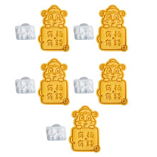 Moule à Biscuits de bénédictions de-l'argent avec le visage