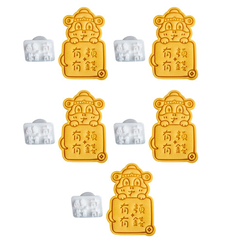 Moule à Biscuits de bénédictions de-l'argent avec le visage
