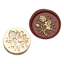 Embossed Sealings Wax Scrapbooking Stamp Head-rose elf