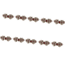 10Pcs Metal Chinese Knot Button Cheongsam Knot Buttons Sewing-D