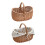 Praktischer, robuster Obstkorb aus Korbgeflecht mit-Gefüttert 2