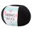 Soft Worsted Weight Yarn 134Yard/Roll 1.76oz Wool-    jet black 1