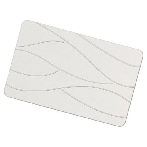 Bath Mat Diatomaceous Quick Drying Large Bathroom Mat-White