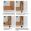 Modern Type No Drill Door Restraint Stoppers with-silver L 7