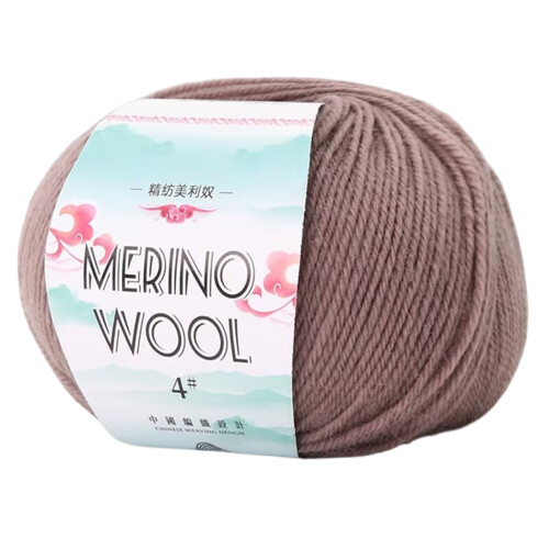 Wool Yarn Soft Worsted Weight Yarn For-Dove feathered rat