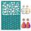 Reusable Earrings Screen Printing Stencils Valentines Day-SY183 6