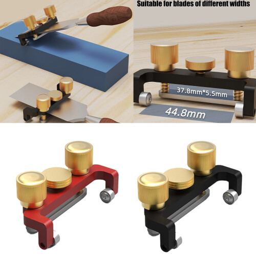 Manual Sharpening Guide Aluminum Chisels Plane Iron-black 1