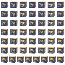 50Pcs Eid Celebration Candy Paper Boxes Designed-Magic Orchid