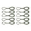 10 Pieces Zips Puller Replacement Tactical Zippers Puller-green 1