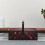 Portable Folding Sewing Storage Box Wood-light burnt color 7