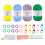 4Pcs Soft Crochet Yarn with Large Eye Knitting-Chenille set 12 1