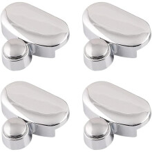 Clips de sécurité pour fixations en verre, clips de fixation robustes pour miroirs, clips de maintien du verre pour une installation facile,