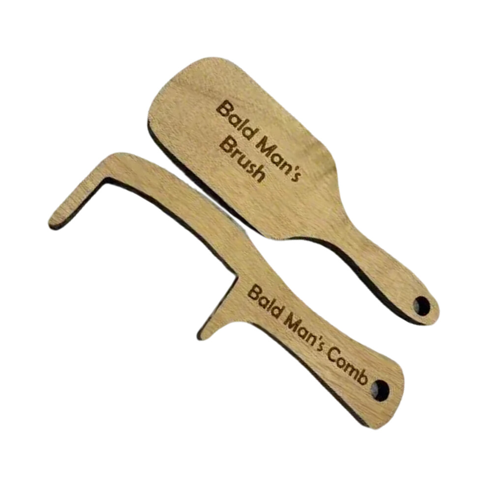 Unisex Unique Gift For Bald Guy Funny Thinning Hairless-Comb And Brush