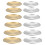 4-teiliges Metallteller-Set, Geschirr,-Gold 26cm 3
