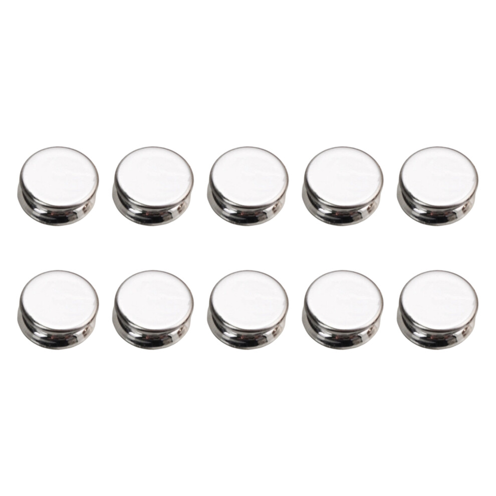 10Pcs Curtain Magnetic Button Detachable Curtain Fix-Silver 7696000644486