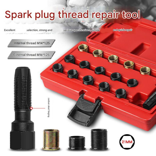 Automotive Spark Plugs Thread Repair Set Thread Restorer-Blue 2