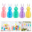 Rabbit Honeycomb Hanging Decorations Set of 6 for Easters-Blue 3