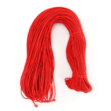 Cordón elástico para proyectos de manualidades, hilo de nailon trenzado de textura suave, hilo de poliéster duradero, cordón reutilizable para