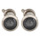 Door Viewer, Solid Construction Ensures Durability, Wide Application For Home Office Hotel, Silver, 2Pcs 2