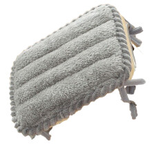Non Slip Wear Resistant Plush Decorative Seat Pad, Easy Clean Ties Cover Soft Seat Cushion For Office, Home And Dining, 17.7 X 17.7 Inches, In Grey