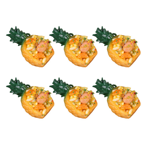 Künstliche Ananas, gebratener Reis,-Erdnussorange 05