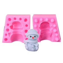 Weihnachtsschneemann-Kerzenformen für-Stern-Schneemann