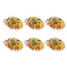 Simulation gegrillter Jakobsmuscheln Modell-Knoblauch-Austern 06