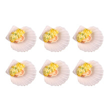 Simulation gegrillter Jakobsmuscheln-Knoblauch-Jakobsmuscheln 03