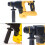 Rotarys Hammer Drill Safety Clutches 3 Functions with Vibrations 2